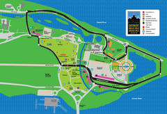 Detroit Belle Isle Grand Prix Map