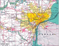Detroit City Map