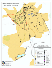 Devils Hophard State Park map