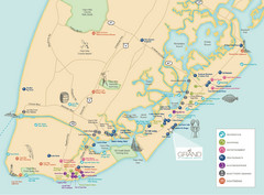 Diamond Beach Tourist Map