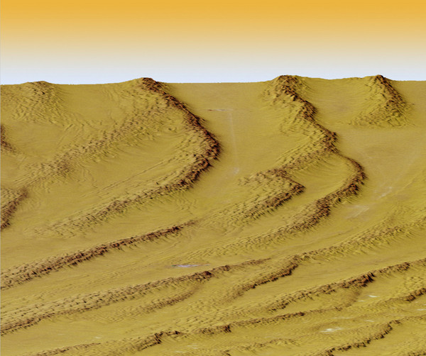 Digital Elevation Model Ataq, Yemen Map