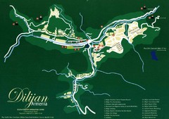 Dilijan Tourist Map