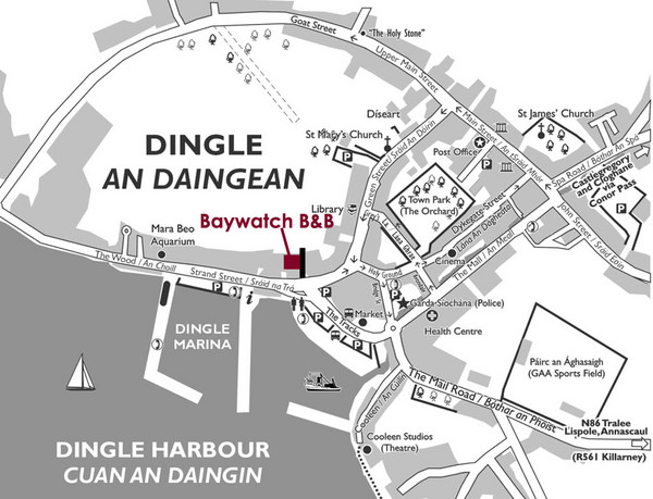 Dingle Town Map