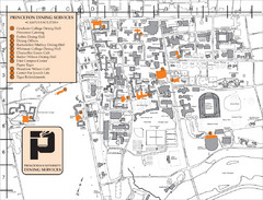 Dining Services at Princeton University Map