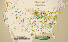 Disc Golf Courses Map