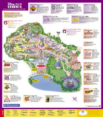 Disney MGM Studios Map