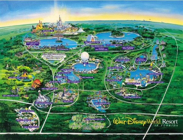 Disney World Map