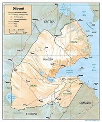 Djibouti Tourist Map
