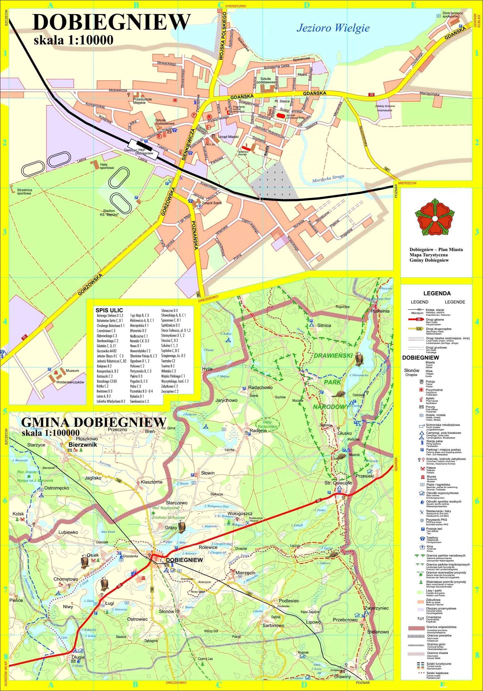 Dobiegniew Map Dobiegniew Poland • mappery