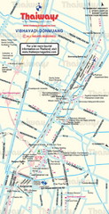 Donmuang Area, Bangkok, Thailand Map