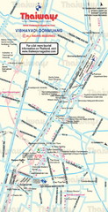 Donmuang Area, Bangkok, Thailand Map Donmuang Area, Bangkok, Thailand Map