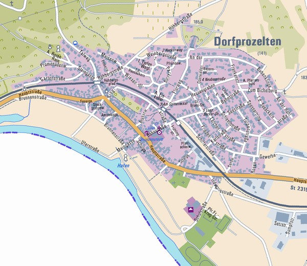 Dorfprozelten Map