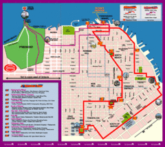 Double Decker Tour Bus Map