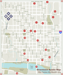 Downtown Austin Map