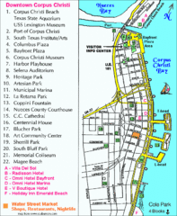 Downtown Corpus Christi Map