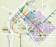 Downtown Denver map