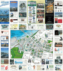 Downtown Edmonds tourist map Downtown Edmonds tourist map