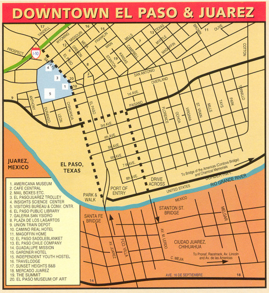 El Paso Street Map