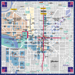 Downtown Indianapolis Map