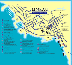 Downtown Juneau Map