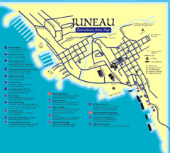 Downtown Juneau Map Downtown Juneau Map