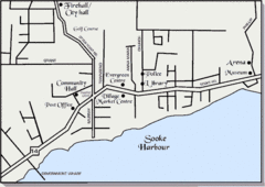 Downtown Sooke Map