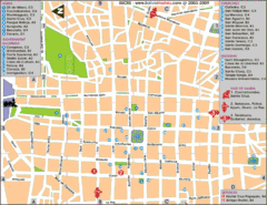 Downtown Sucre Map Downtown Sucre Map
