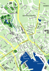 Downtown Torshavn Map