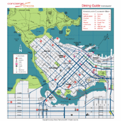 Downtown Vancouver Map
