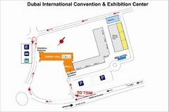 Dubai International Convention and Exhibition Center Map