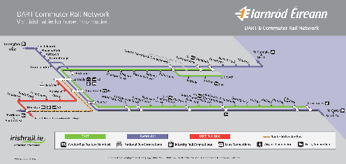 Dublin DART Map