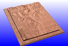 Durango, Colorado carved by CarvedMaps.com Map Durango, Colorado carved by CarvedMaps.com Map