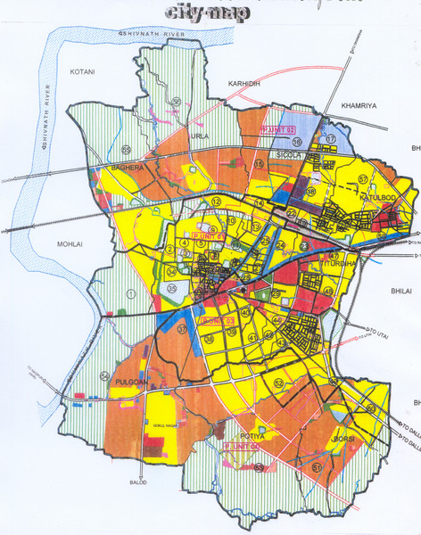 Durg City Map