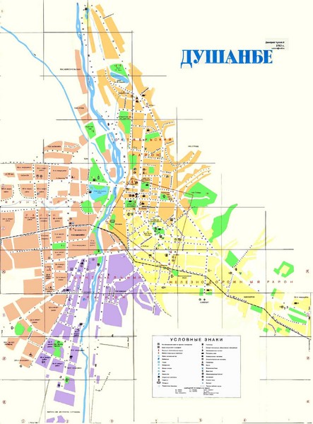 Dushanbe City Map