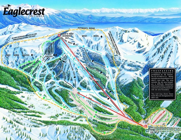Eaglecrest Ski Trail Map