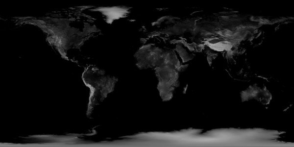 Earth Elevation Bump Map