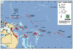 East Asian Pacific Ocean Map