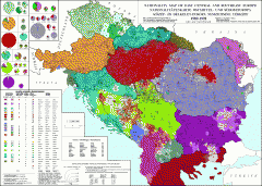 East Central and Southeast Europe Nationality Map