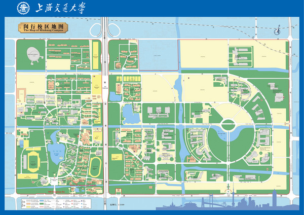 East China Normal University in Shanghai, China Map