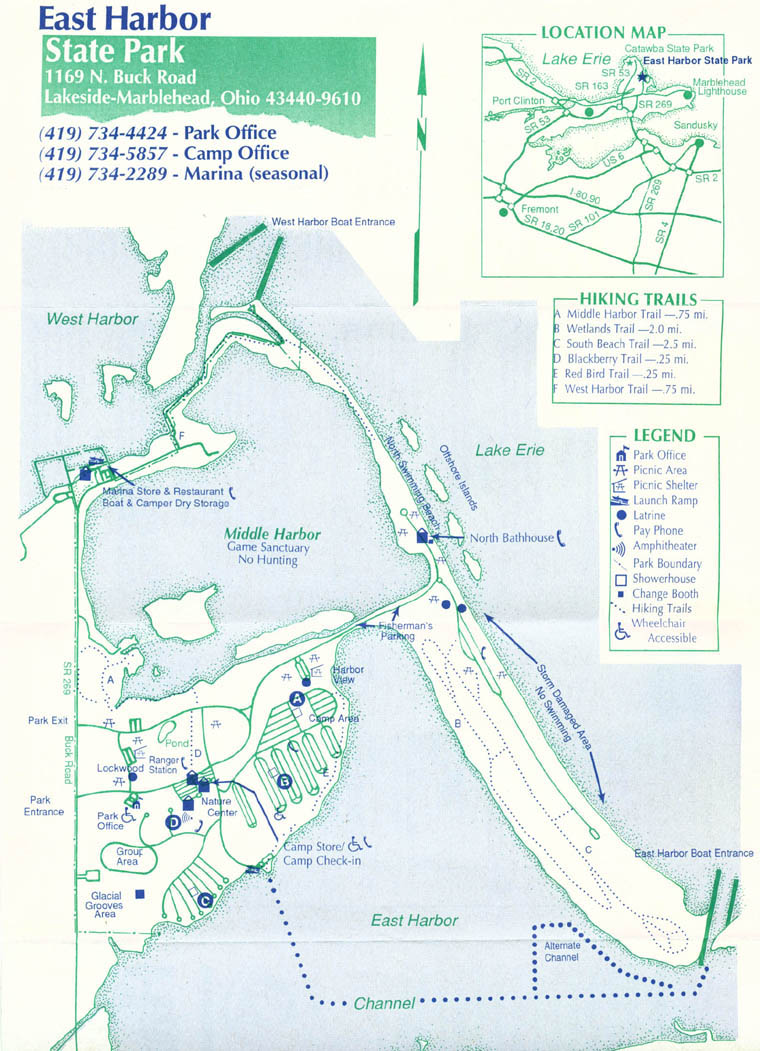 East Harbor State Park Map East Harbor State Park • mappery