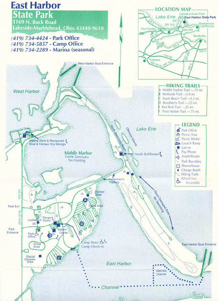 East Harbor State Park Map
