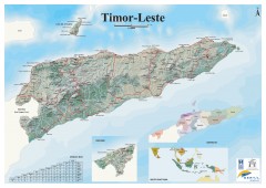 East Timor Relief Map