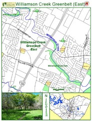 East Williamson Creek Greenbelt Map