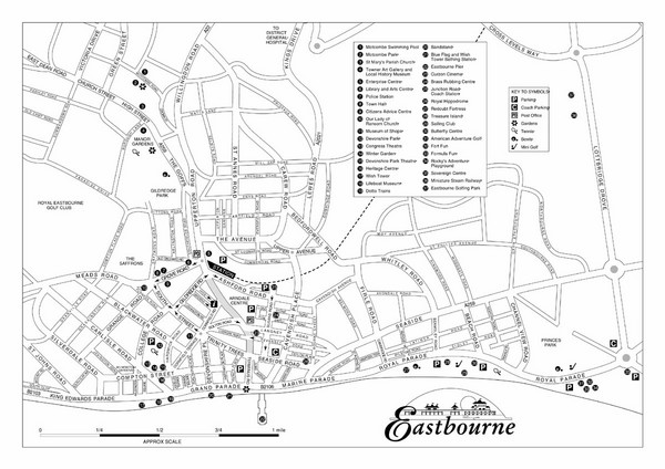 Street map of eastbourne