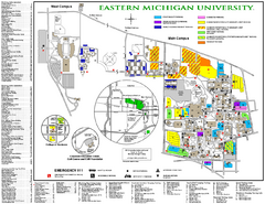 Eastern Michigan University Map Real Life Map Collection • Mappery Eastern Michigan University Map Real Life Map Collection • Mappery