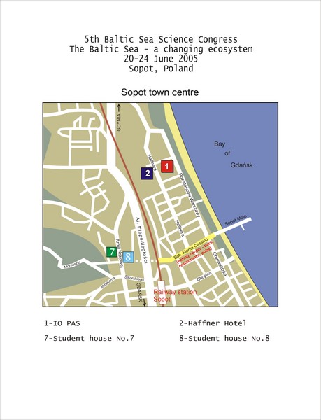 Eastern Sopot Map