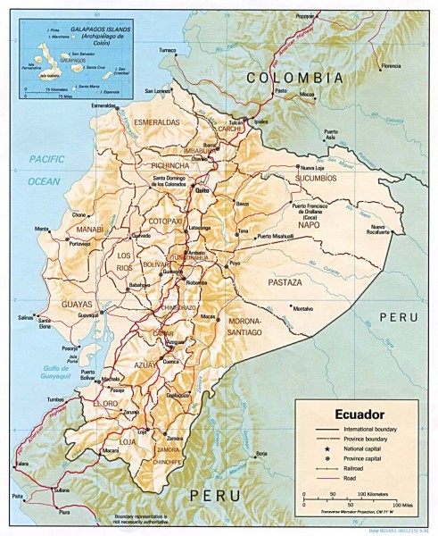 Ecuador map