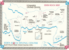 Eden Rock Underwater Reef Map