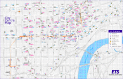 Edmonton Center Transportation Map Edmonton Center Transportation Map