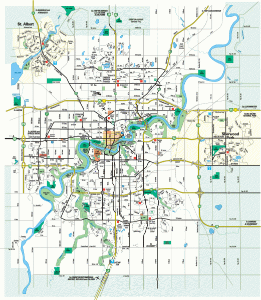 Street map Edmonton PDF